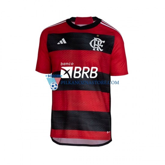 CR Flamengo Koszulka Męska Domowy 2023-2024 Krótkie Rękawy