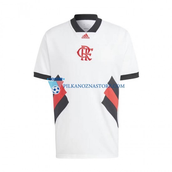 CR Flamengo Icon Retro Koszulka Męska Domowy 2022-2023 Krótkie Rękawy