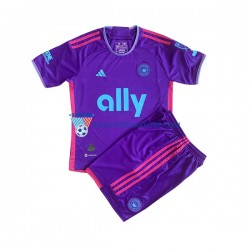 Charlotte FC dla Dzieci Koszulka Wyjazdowy 2023 Krótkie Rękawy