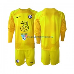 Strój Bramkarski Chelsea dla Dzieci Koszulka Wyjazdowy 2022-2023 Długie Rękawy