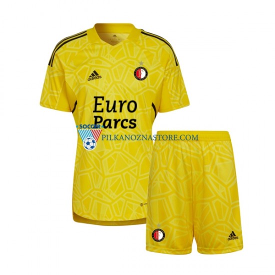 Strój Bramkarski Feyenoord Rotterdam dla Dzieci Koszulka Trzeci 2022-2023 Krótkie Rękawy