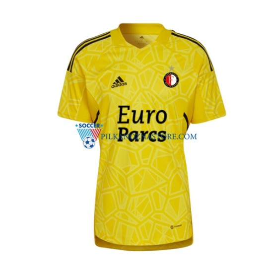 Strój Bramkarski Feyenoord Rotterdam Koszulka Męska Trzeci 2022-2023 Krótkie Rękawy