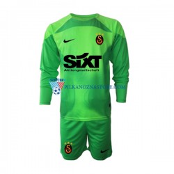 Strój Bramkarski Galatasaray dla Dzieci Koszulka Domowy 2022-2023 Długie Rękawy