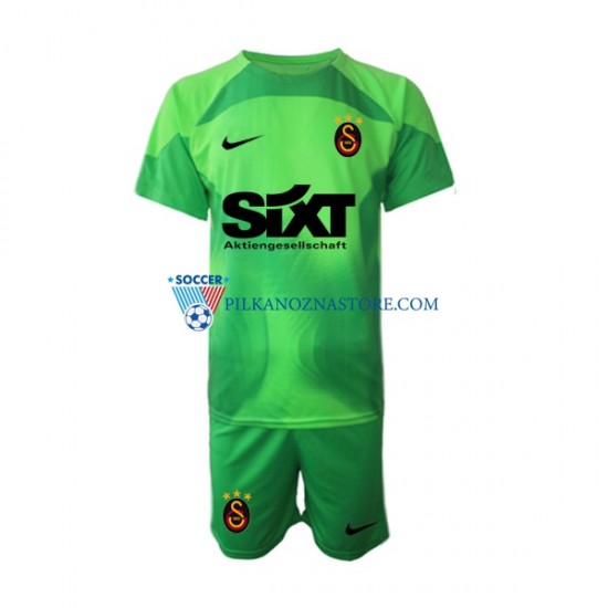 Strój Bramkarski Galatasaray dla Dzieci Koszulka Domowy 2022-2023 Krótkie Rękawy