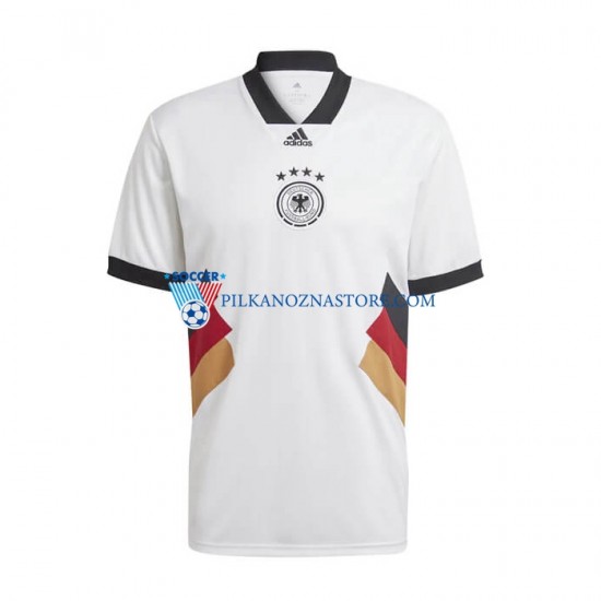 Niemcy Icon Retro Koszulka Męska Domowy 2022-2023 Krótkie Rękawy