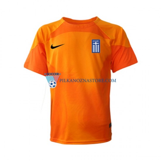 Strój Bramkarski Grecja Koszulka Męska Trzeci 2022-2023 Krótkie Rękawy