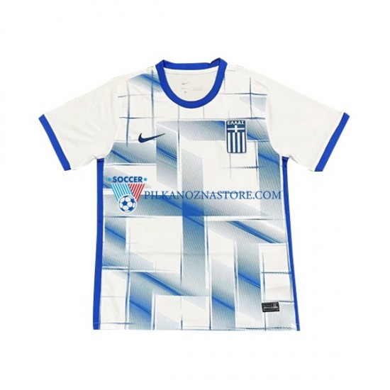 Grecja Koszulka Męska Domowy 2022-2023 Krótkie Rękawy