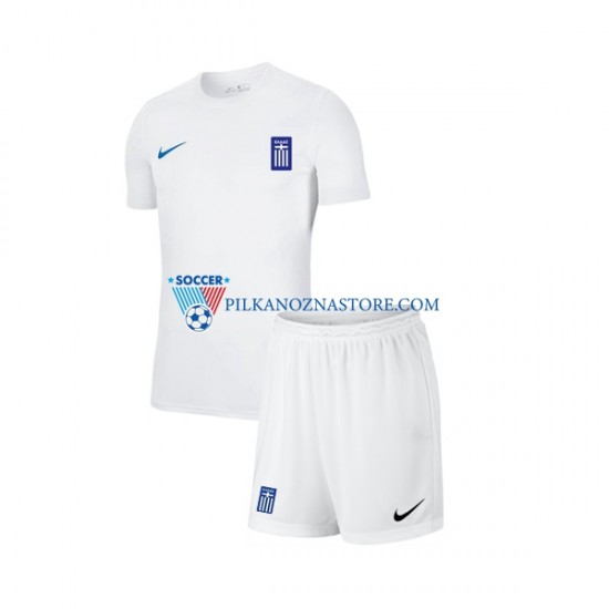 Grecja dla Dzieci Koszulka Wyjazdowy 2022-2023 Krótkie Rękawy