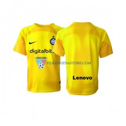 Strój Bramkarski Inter Mediolan Koszulka Męska Wyjazdowy 2022-2023 Krótkie Rękawy