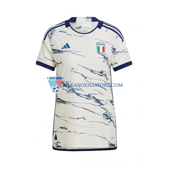 Włochy Koszulka Damska Wyjazdowy 2023 Krótkie Rękawy