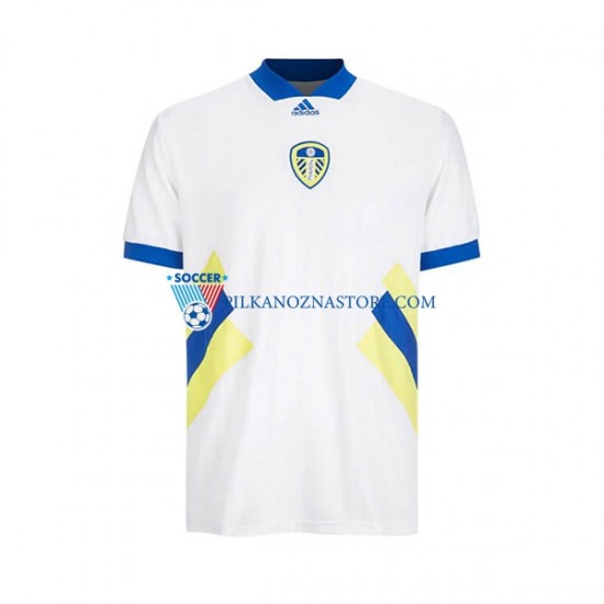 Leeds United Icon Retro Koszulka Męska Domowy 2022-2023 Krótkie Rękawy