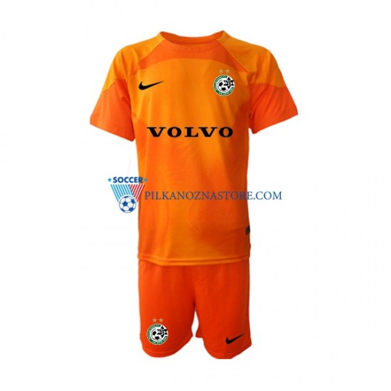 Strój Bramkarski Maccabi Haifa dla Dzieci Koszulka Wyjazdowy 2022-2023 Krótkie Rękawy