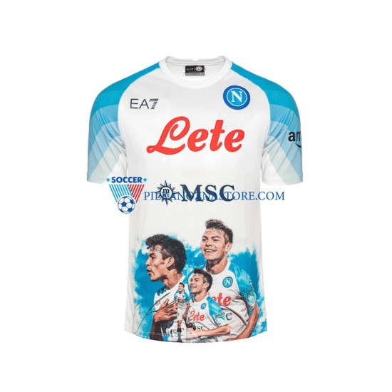 Napoli Face Game Lozano 11 Koszulka Męska Domowy 2022-2023 Krótkie Rękawy