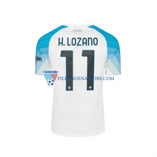 Napoli Face Game Lozano 11 Koszulka Męska Domowy 2022-2023 Krótkie Rękawy
