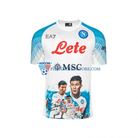 Napoli Face Game Minjae 3 Koszulka Męska Domowy 2022-2023 Krótkie Rękawy