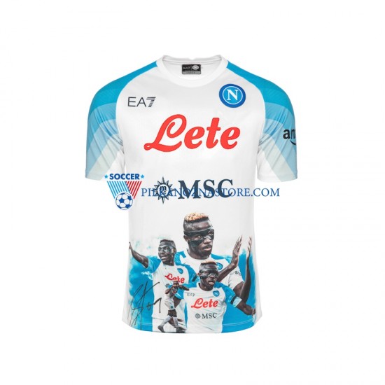 Napoli Face Game Osimhen 9 Koszulka Męska Domowy 2022-2023 Krótkie Rękawy