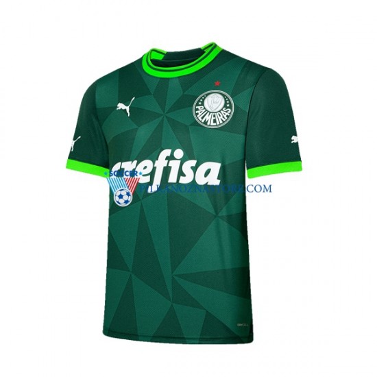 Palmeiras Koszulka Męska Domowy 2023-2024 Krótkie Rękawy