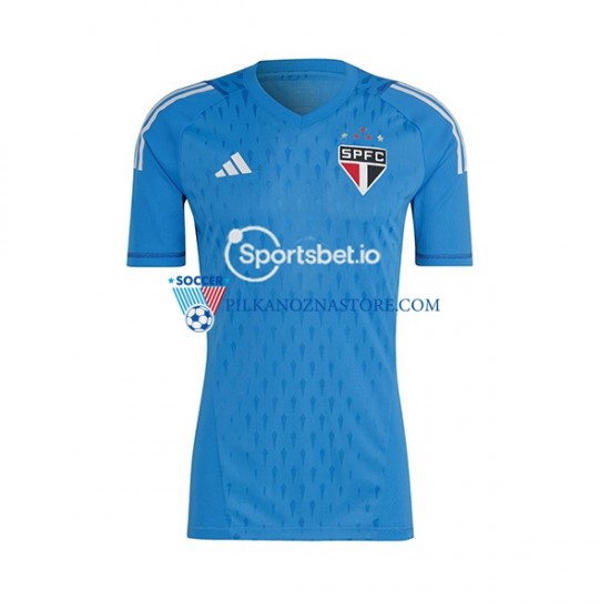 Strój Bramkarski Sao Paulo Koszulka Męska Wyjazdowy 2023 Krótkie Rękawy