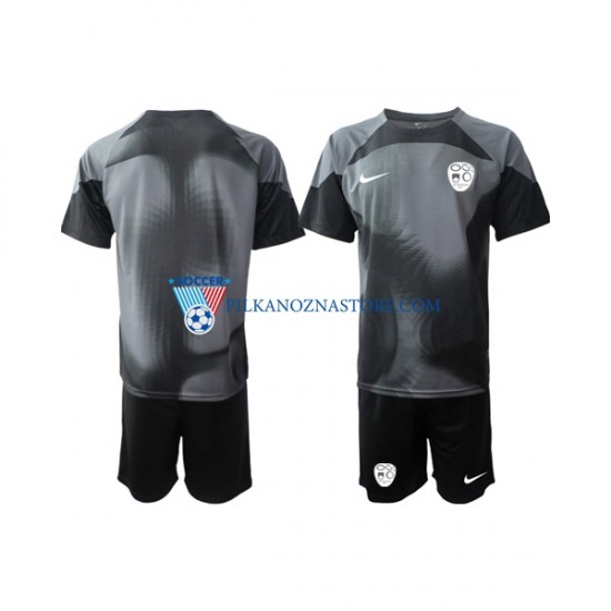 Strój Bramkarski Słowenia dla Dzieci Koszulka Domowy 2022 Krótkie Rękawy