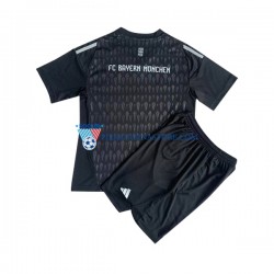 Strój Bramkarski Bayern Monachium dla Dzieci Koszulka Domowy 2023-2024 Krótkie Rękawy