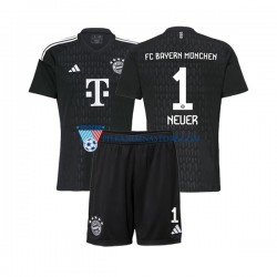 Strój Bramkarski Bayern Monachium dla Dzieci Manuel Neuer 1 Koszulka Domowy 2023-2024 Krótkie Rękawy