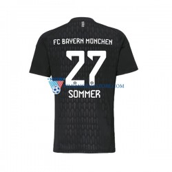 Strój Bramkarski Bayern Monachium Yann Sommer 27 Koszulka Męska Domowy 2023-2024 Krótkie Rękawy