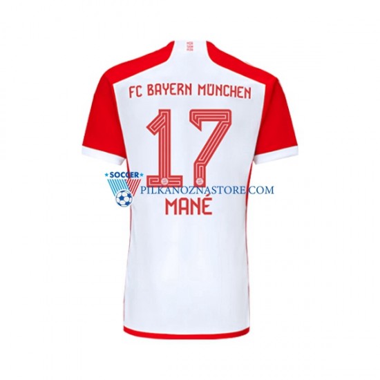 Bayern Monachium Sadio Mane 17 Koszulka Męska Domowy 2023-2024 Krótkie Rękawy