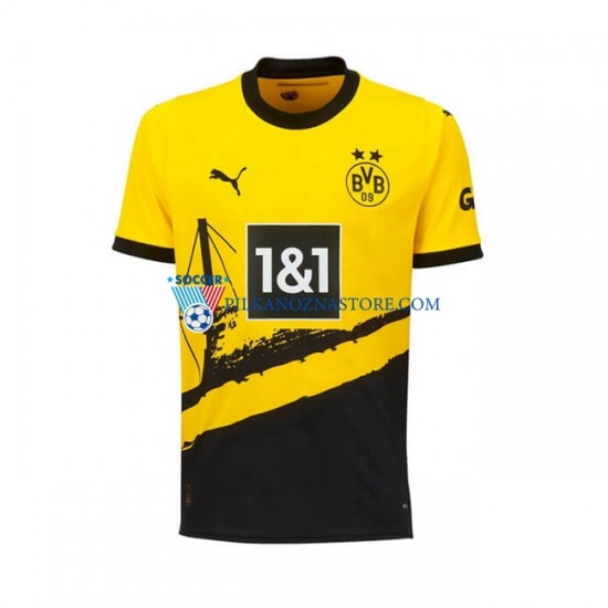 Borussia Dortmund Koszulka Męska Domowy 2023-2024 Krótkie Rękawy
