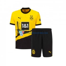 Borussia Dortmund dla Dzieci Koszulka Domowy 2023-2024 Krótkie Rękawy