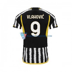 Stany Zjednoczone Juventus Dn Vlahovic 9 Koszulka Męska Domowy 2023-2024 Krótkie Rękawy
