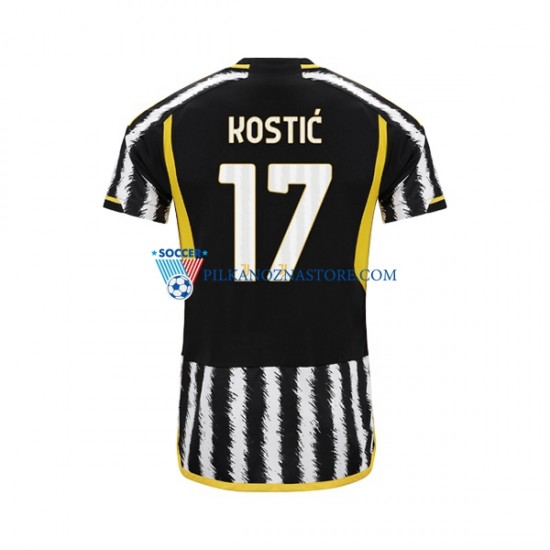 Juventus Filip Kostic 17 Koszulka Męska Domowy 2023-2024 Krótkie Rękawy