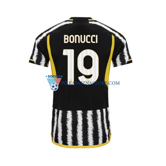 Juventus Leonardo Bonucci 19 Koszulka Męska Domowy 2023-2024 Krótkie Rękawy