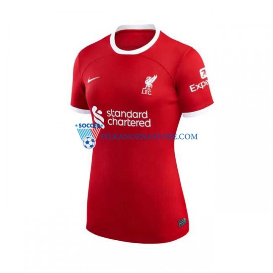 Liverpool Koszulka Damska Domowy 2023-2024 Krótkie Rękawy