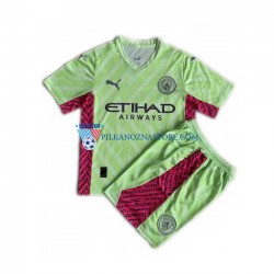 Strój Bramkarski Manchester City dla Dzieci Koszulka Trzeci 2023-2024 Krótkie Rękawy