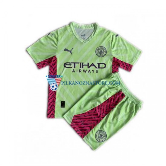 Strój Bramkarski Manchester City dla Dzieci Koszulka Trzeci 2023-2024 Krótkie Rękawy