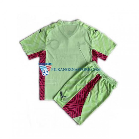 Strój Bramkarski Manchester City dla Dzieci Koszulka Trzeci 2023-2024 Krótkie Rękawy