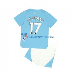 Manchester City dla Dzieci Kevin De Bruyne 17 Koszulka Domowy 2023-2024 Krótkie Rękawy