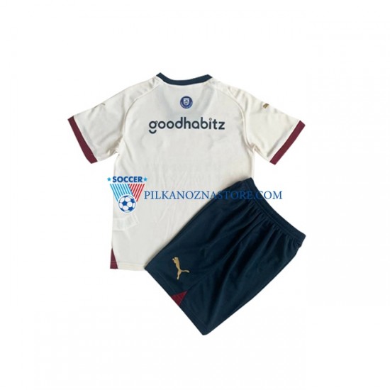 PSV Eindhoven dla Dzieci Koszulka Wyjazdowy 2023-2024 Krótkie Rękawy