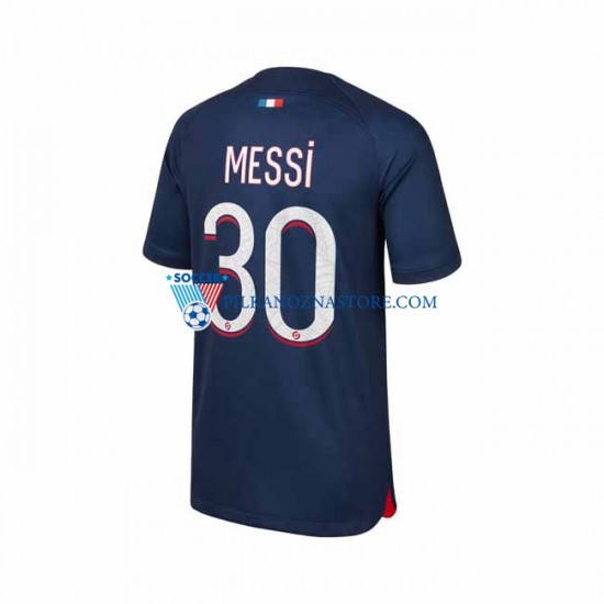 Paris Saint-Germain Lionel Messi 30 Koszulka Męska Domowy 2023-2024 Krótkie Rękawy
