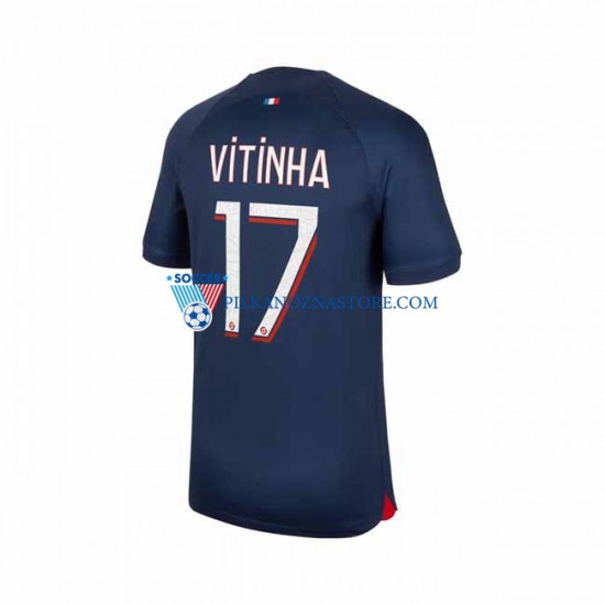 Paris Saint-Germain Vitinha 17 Koszulka Męska Domowy 2023-2024 Krótkie Rękawy