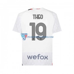 AC Milan Theo 19 Koszulka Męska Wyjazdowy 2023-2024 Krótkie Rękawy