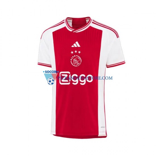 AFC Ajax Koszulka Męska Domowy 2023-2024 Krótkie Rękawy