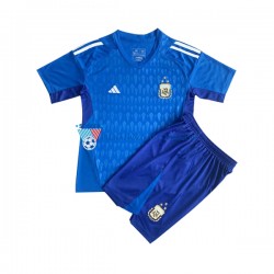 Strój Bramkarski Argentyna dla Dzieci Koszulka Trzeci 2023 Krótkie Rękawy