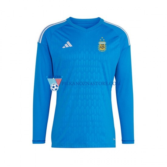 Strój Bramkarski Argentyna Koszulka Męska Trzeci 2023 Długie Rękawy