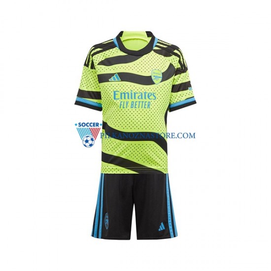 Arsenal dla Dzieci Koszulka Wyjazdowy 2023-2024 Krótkie Rękawy