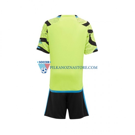 Arsenal dla Dzieci Koszulka Wyjazdowy 2023-2024 Krótkie Rękawy