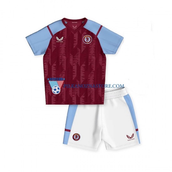 Aston Villa dla Dzieci Koszulka Domowy 2023-2024 Krótkie Rękawy