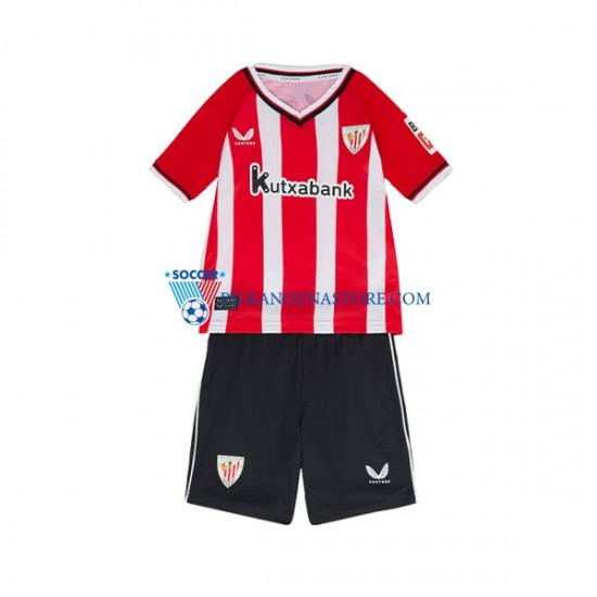 Athletic Bilbao dla Dzieci Koszulka Domowy 2023-2024 Krótkie Rękawy