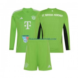 Strój Bramkarski Bayern Monachium dla Dzieci Koszulka Wyjazdowy 2023-2024 Długie Rękawy