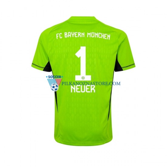 Strój Bramkarski Bayern Monachium Manuel Neuer 1 Koszulka Męska Wyjazdowy 2023-2024 Krótkie Rękawy